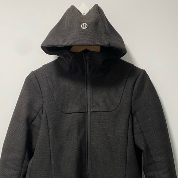 Lululemon City Softshell Tweed Black Jacket — Size M/L Approx - Picture 7 of 12